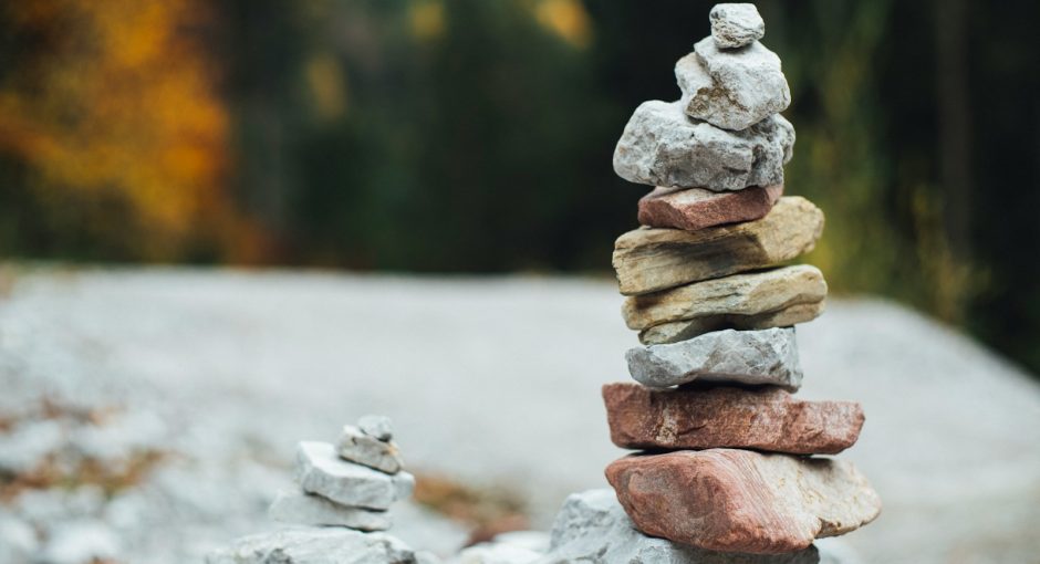 piled stones