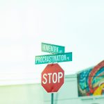 red, white, and green traffic signages